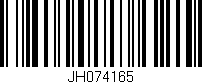 Código de barras (EAN, GTIN, SKU, ISBN): 'JH074165'