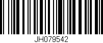 Código de barras (EAN, GTIN, SKU, ISBN): 'JH079542'