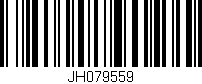Código de barras (EAN, GTIN, SKU, ISBN): 'JH079559'