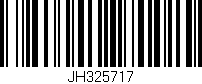 Código de barras (EAN, GTIN, SKU, ISBN): 'JH325717'