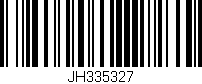 Código de barras (EAN, GTIN, SKU, ISBN): 'JH335327'