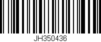 Código de barras (EAN, GTIN, SKU, ISBN): 'JH350436'