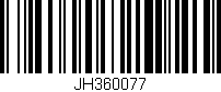 Código de barras (EAN, GTIN, SKU, ISBN): 'JH360077'