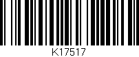 Código de barras (EAN, GTIN, SKU, ISBN): 'K17517'