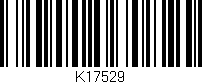 Código de barras (EAN, GTIN, SKU, ISBN): 'K17529'