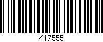 Código de barras (EAN, GTIN, SKU, ISBN): 'K17555'