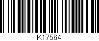 Código de barras (EAN, GTIN, SKU, ISBN): 'K17564'