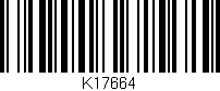 Código de barras (EAN, GTIN, SKU, ISBN): 'K17664'