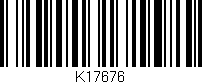 Código de barras (EAN, GTIN, SKU, ISBN): 'K17676'