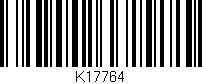 Código de barras (EAN, GTIN, SKU, ISBN): 'K17764'