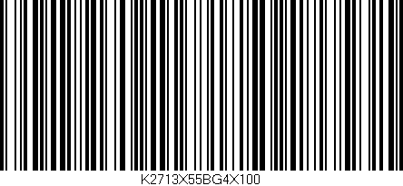 Código de barras (EAN, GTIN, SKU, ISBN): 'K2713X55BG4X100'