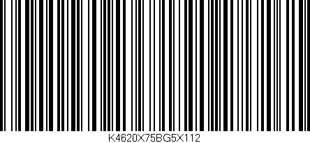 Código de barras (EAN, GTIN, SKU, ISBN): 'K4620X75BG5X112'