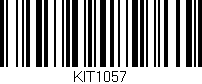 Código de barras (EAN, GTIN, SKU, ISBN): 'KIT1057'