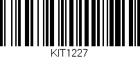 Código de barras (EAN, GTIN, SKU, ISBN): 'KIT1227'