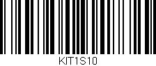 Código de barras (EAN, GTIN, SKU, ISBN): 'KIT1S10'