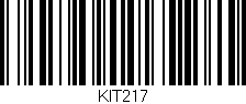 Código de barras (EAN, GTIN, SKU, ISBN): 'KIT217'