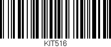 Código de barras (EAN, GTIN, SKU, ISBN): 'KIT516'