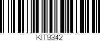 Código de barras (EAN, GTIN, SKU, ISBN): 'KIT9342'