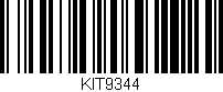 Código de barras (EAN, GTIN, SKU, ISBN): 'KIT9344'