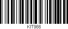 Código de barras (EAN, GTIN, SKU, ISBN): 'KIT966'