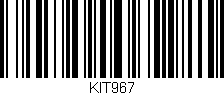 Código de barras (EAN, GTIN, SKU, ISBN): 'KIT967'