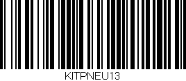 Código de barras (EAN, GTIN, SKU, ISBN): 'KITPNEU13'