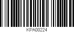 Código de barras (EAN, GTIN, SKU, ISBN): 'KPA00224'