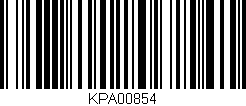 Código de barras (EAN, GTIN, SKU, ISBN): 'KPA00854'