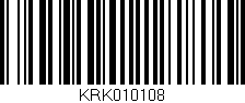 Código de barras (EAN, GTIN, SKU, ISBN): 'KRK010108'
