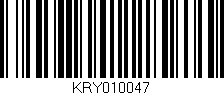Código de barras (EAN, GTIN, SKU, ISBN): 'KRY010047'