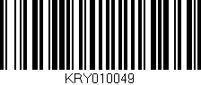 Código de barras (EAN, GTIN, SKU, ISBN): 'KRY010049'