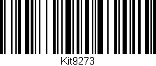 Código de barras (EAN, GTIN, SKU, ISBN): 'Kit9273'