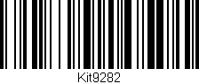 Código de barras (EAN, GTIN, SKU, ISBN): 'Kit9282'
