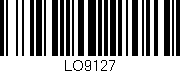 Código de barras (EAN, GTIN, SKU, ISBN): 'LO9127'