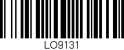 Código de barras (EAN, GTIN, SKU, ISBN): 'LO9131'