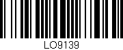 Código de barras (EAN, GTIN, SKU, ISBN): 'LO9139'