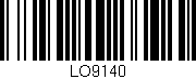Código de barras (EAN, GTIN, SKU, ISBN): 'LO9140'