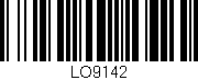 Código de barras (EAN, GTIN, SKU, ISBN): 'LO9142'