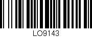 Código de barras (EAN, GTIN, SKU, ISBN): 'LO9143'