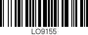 Código de barras (EAN, GTIN, SKU, ISBN): 'LO9155'