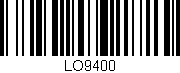 Código de barras (EAN, GTIN, SKU, ISBN): 'LO9400'