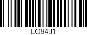 Código de barras (EAN, GTIN, SKU, ISBN): 'LO9401'
