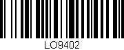 Código de barras (EAN, GTIN, SKU, ISBN): 'LO9402'