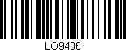 Código de barras (EAN, GTIN, SKU, ISBN): 'LO9406'