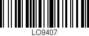 Código de barras (EAN, GTIN, SKU, ISBN): 'LO9407'