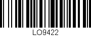 Código de barras (EAN, GTIN, SKU, ISBN): 'LO9422'