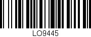 Código de barras (EAN, GTIN, SKU, ISBN): 'LO9445'