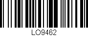 Código de barras (EAN, GTIN, SKU, ISBN): 'LO9462'