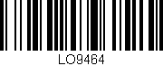 Código de barras (EAN, GTIN, SKU, ISBN): 'LO9464'