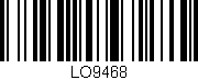 Código de barras (EAN, GTIN, SKU, ISBN): 'LO9468'